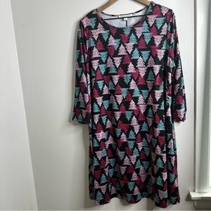 Celebrate Together Christmas Trees Dress XL